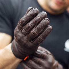 Gants de moto MerlinClanstone D3O marronGantsBritish Parts Luzern