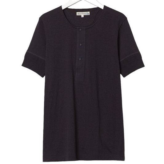 Merz b. Schwanen103 Patte de boutonnage manches courtes ardoiseT-shirtBritish Parts Luzern