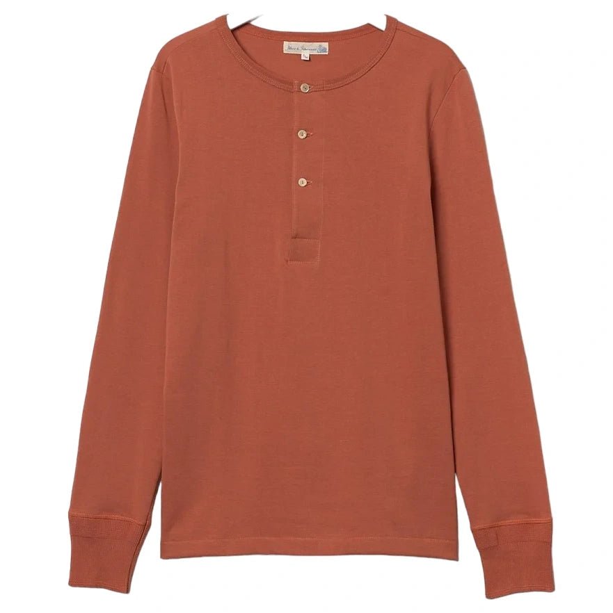 Merz b. Schwanen206 Chemise à col boutonné SunsetHenleyBritish Parts Luzern