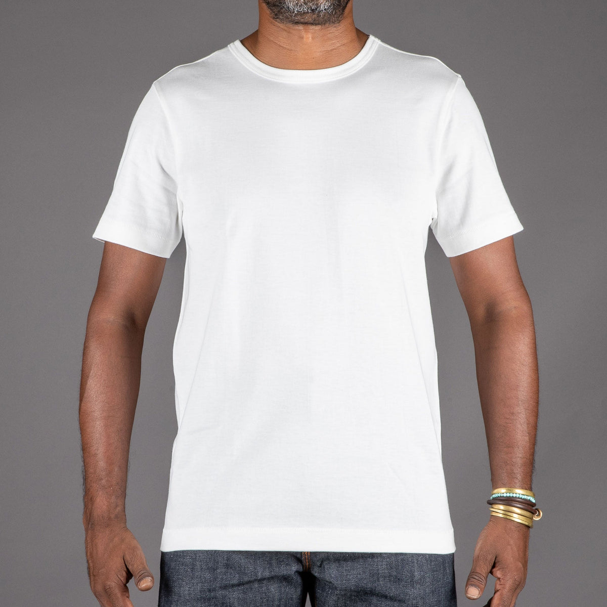 Merz b. SchwanenT-shirt classique à col rond 215 blancT-shirtBritish Parts Luzern