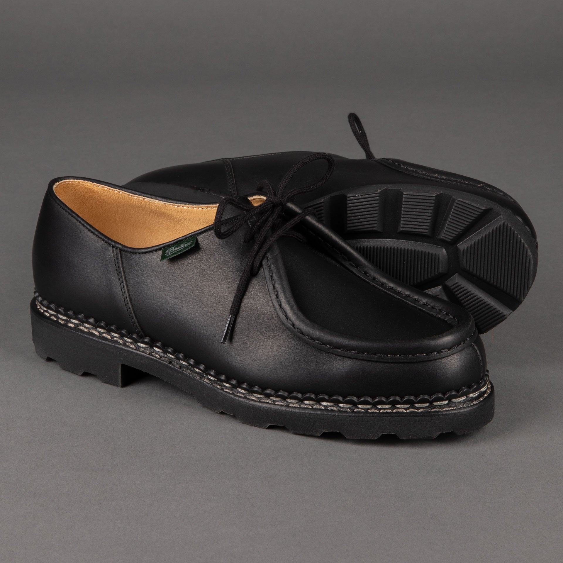 Paraboot Michael Lisse Noir Chaussures British Parts Luzern