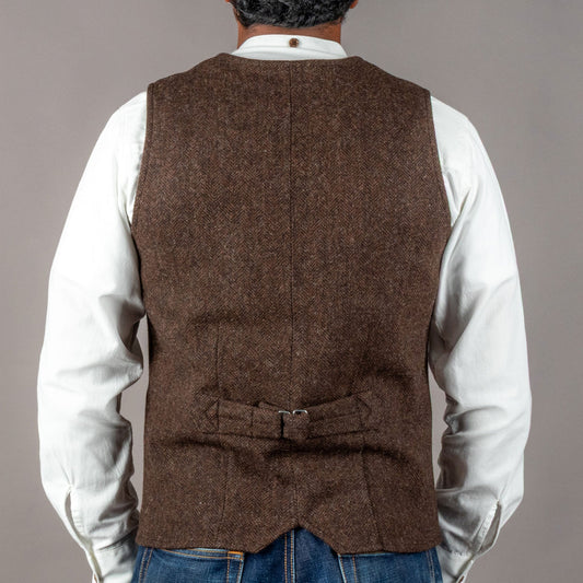 Pike Brothers1905 Hauler Vest Upland BrownGiletsBritish Parts Luzern