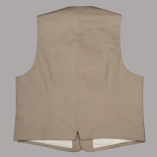 Pike Brothers1923 Veste Buccaneer Cav. Twill BeigeGiletsBritish Parts Luzern