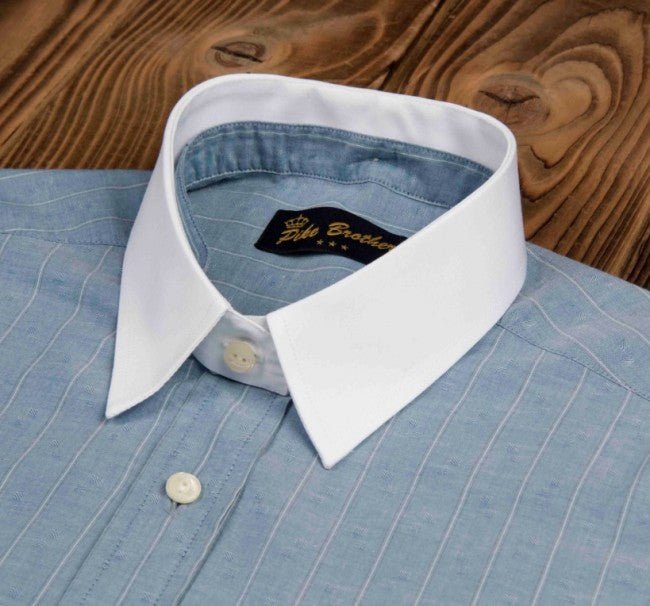 Pike Brothers1923 Buccanoy Col Starched WhiteChemiseBritish Parts Lucerne