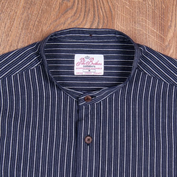 Pike Brothers1923 Buccanoy Shirt Beaumont blueChemiseBritish Parts Lucerne