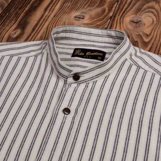 Pike Brothers1923 Buccanoy Shirt Iwaki GreyChemiseBritish Parts Luzern