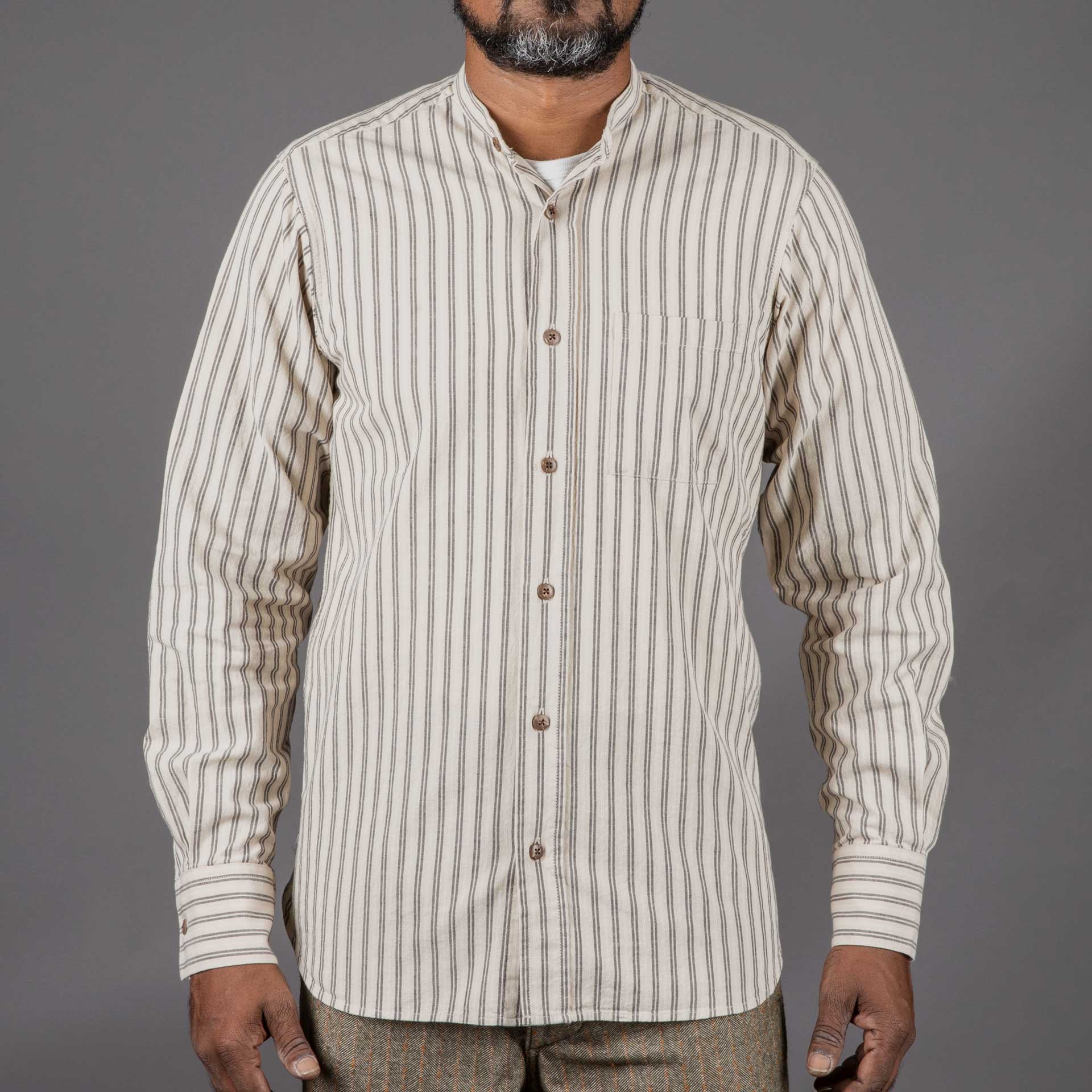 Pike Brothers1923 Buccanoy Shirt Iwaki GreyChemiseBritish Parts Luzern