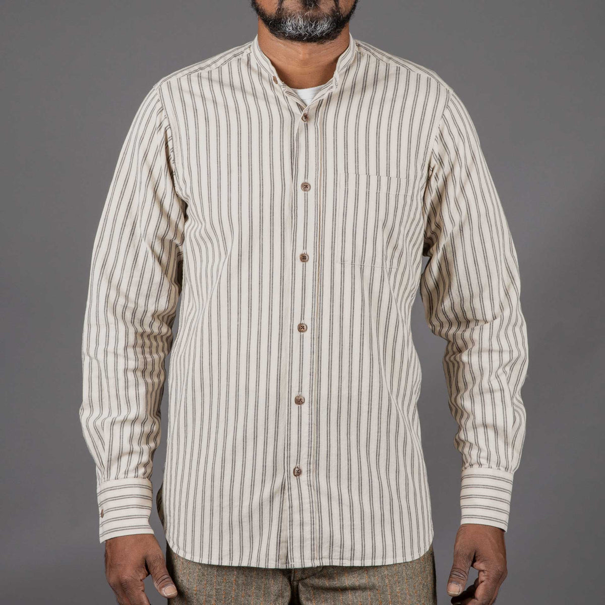 Pike Brothers1923 Buccanoy Shirt Iwaki GreyChemiseBritish Parts Luzern