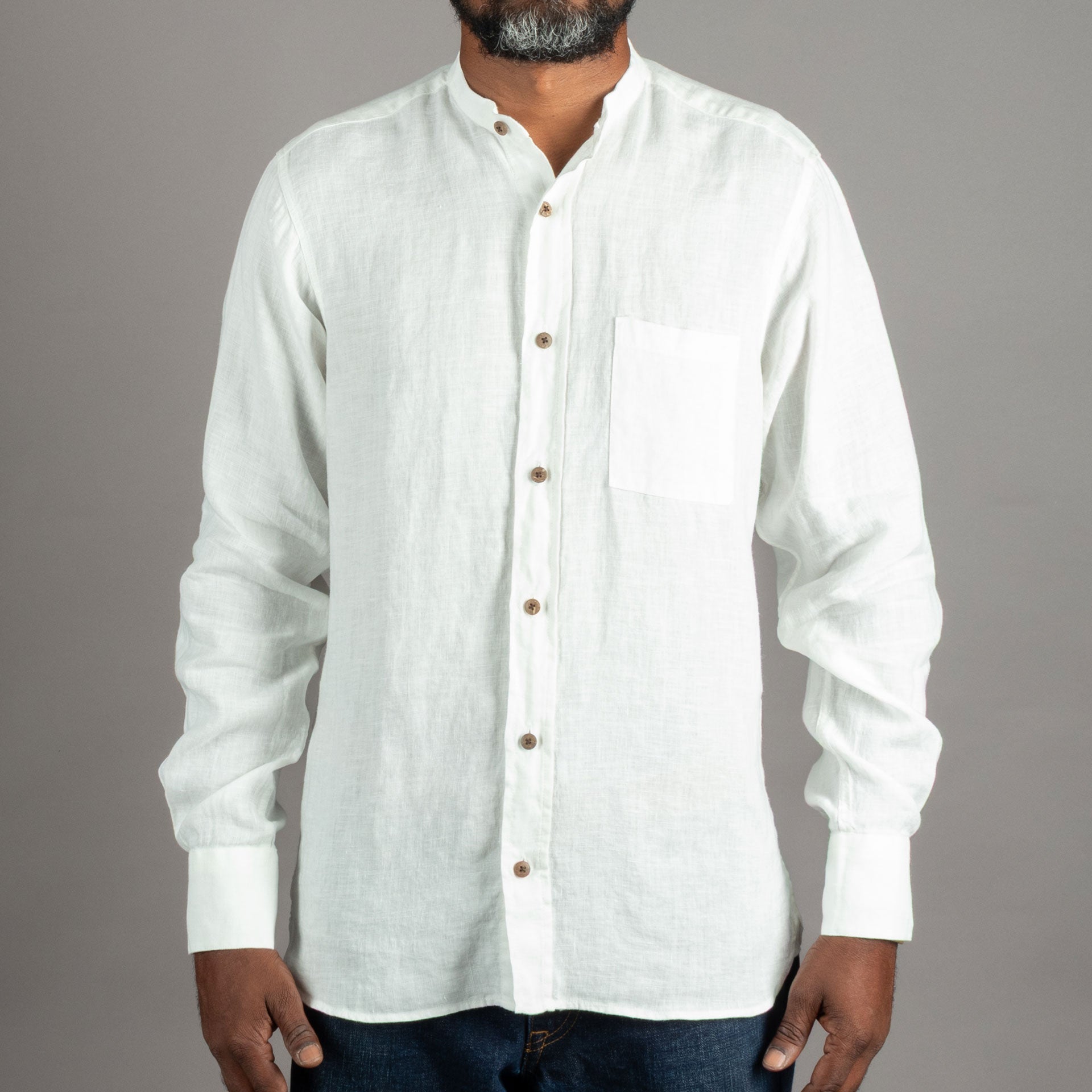 Pike Brothers1923 Buccanoy Shirt Lin EcruChemiseBritish Parts Lucerne