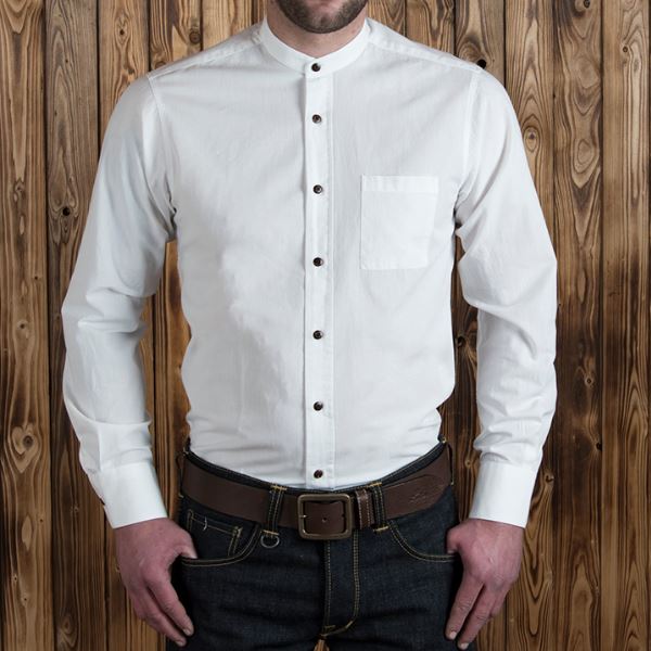Pike Brothers1923 Buccanoy Shirt White ChambreyChemiseBritish Parts Lucerne