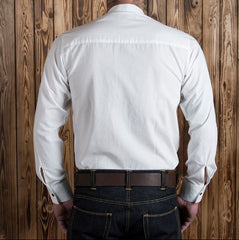 Pike Brothers1923 Buccanoy Shirt White ChambreyChemiseBritish Parts Lucerne