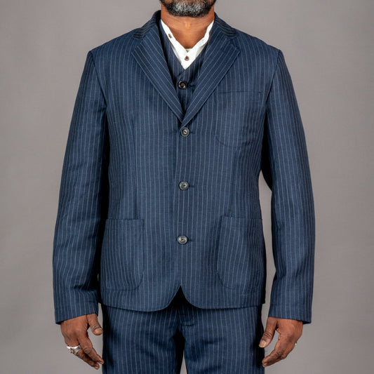 Pike Brothers1927 Harvester Jacket Chicago BlueVestesBritish Parts Luzern