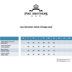 Pike Brothers1927 Harvester Jacket Chicago SandBritish Parts Luzern