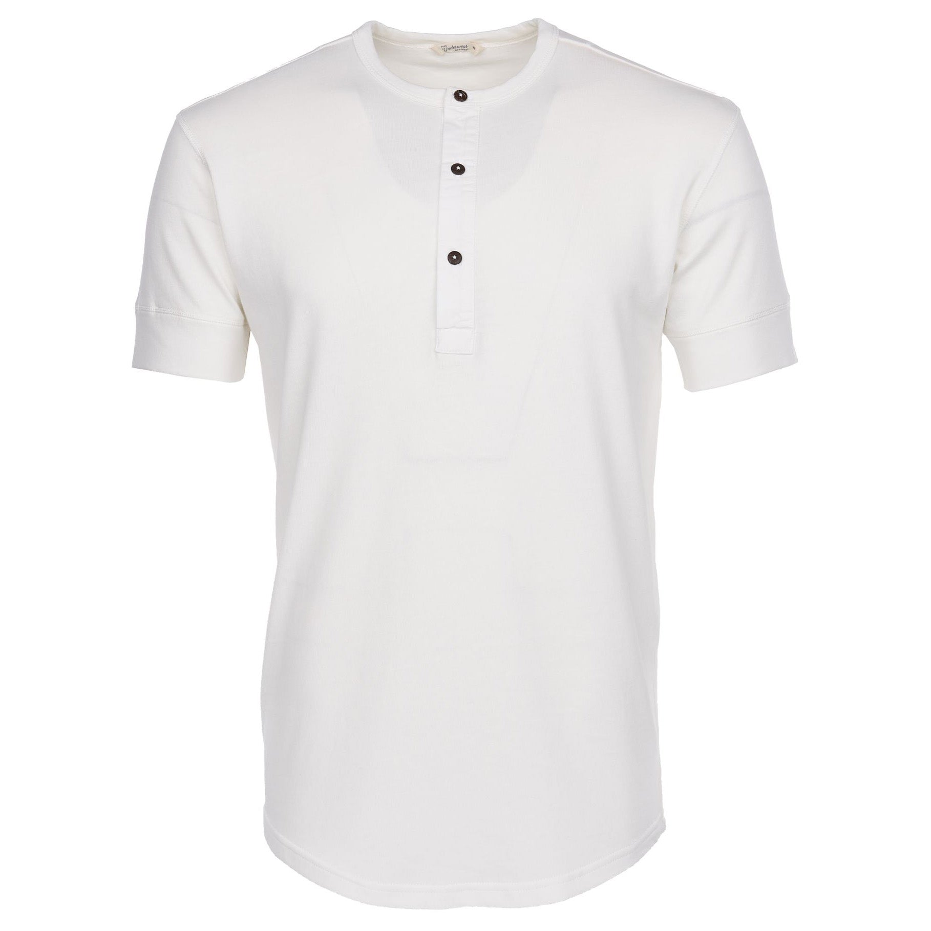 Pike Brothers1927 Chemise Henley manches courtes EcruHenleyBritish Parts Luzern