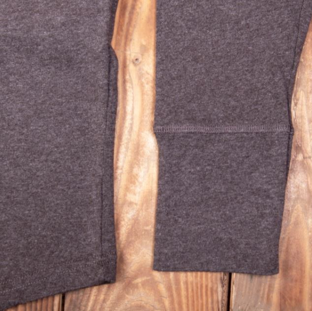 Pike Brothers1927 Henley Shirt manches longues brown melangeHenleyBritish Parts Luzern