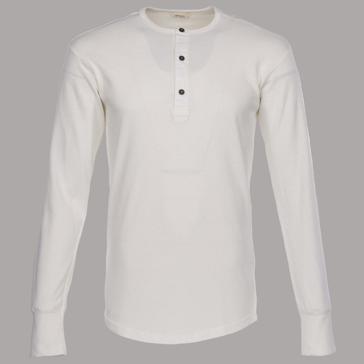 Pike Brothers1927 Chemise Henley manches longues écruHenleyBritish Parts Luzern