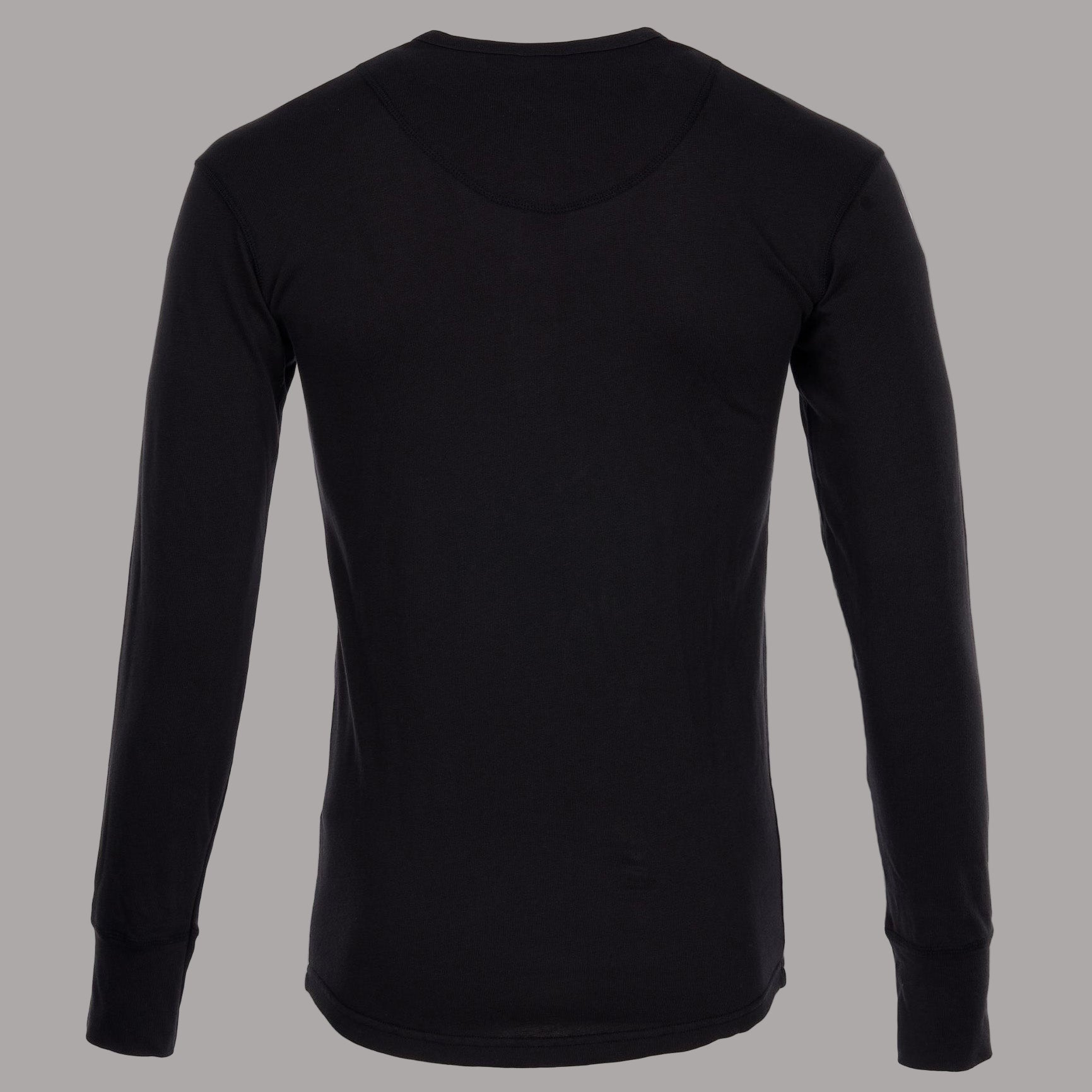 Pike Brothers1927 Chemise Henley manches longues noir terneHenleyBritish Parts Luzern