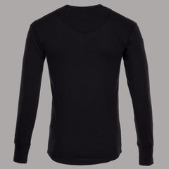 Pike Brothers1927 Chemise Henley manches longues noir terneHenleyBritish Parts Luzern