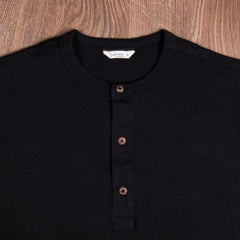 Pike Brothers1927 Chemise Henley manches longues noir terneHenleyBritish Parts Luzern