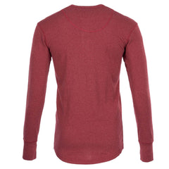 Pike Brothers1927 Chemise Henley à manches longues grenat rougeHenleyBritish Parts Luzern