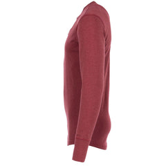 Pike Brothers1927 Chemise Henley à manches longues grenat rougeHenleyBritish Parts Luzern