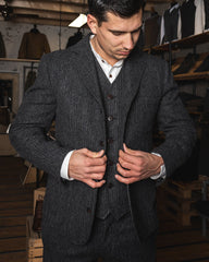 Pike Brothers1932 Surveyor Jacket Glasgow GreyVestesBritish Parts Lucerne