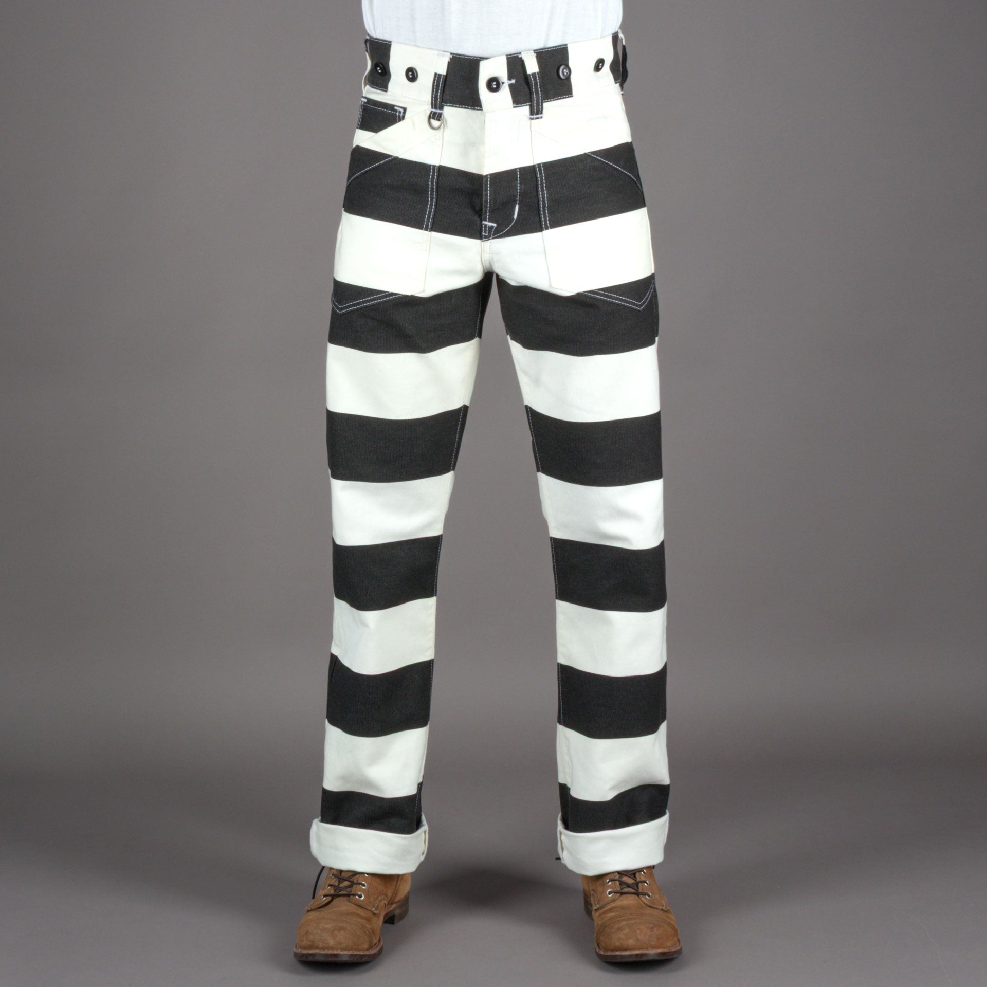 Pike Brothers1936 Chopper Pant Alcatraz WhitePantalonsBritish Parts Luzern