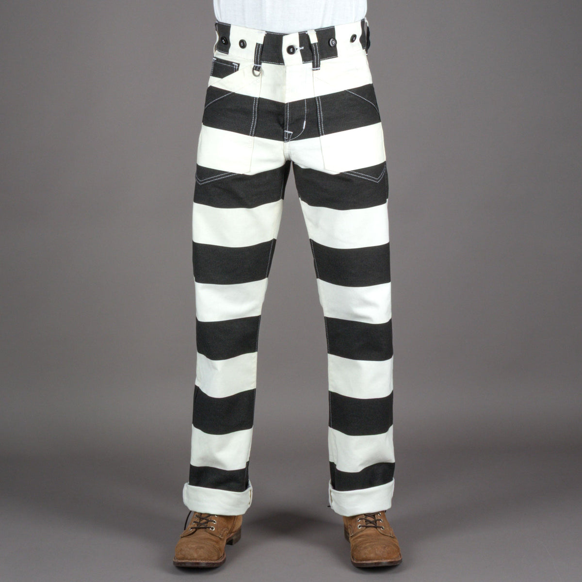 Pike Brothers1936 Chopper Pant Alcatraz WhitePantalonsBritish Parts Luzern