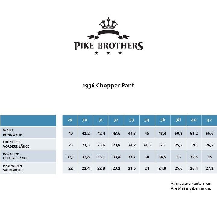 Pike Brothers1936 Chopper Pant Alcatraz WhitePantalonsBritish Parts Luzern
