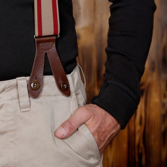 Pike Brothers1937 Heavy Duty bretelles rougesBretagne Parts Lucerne