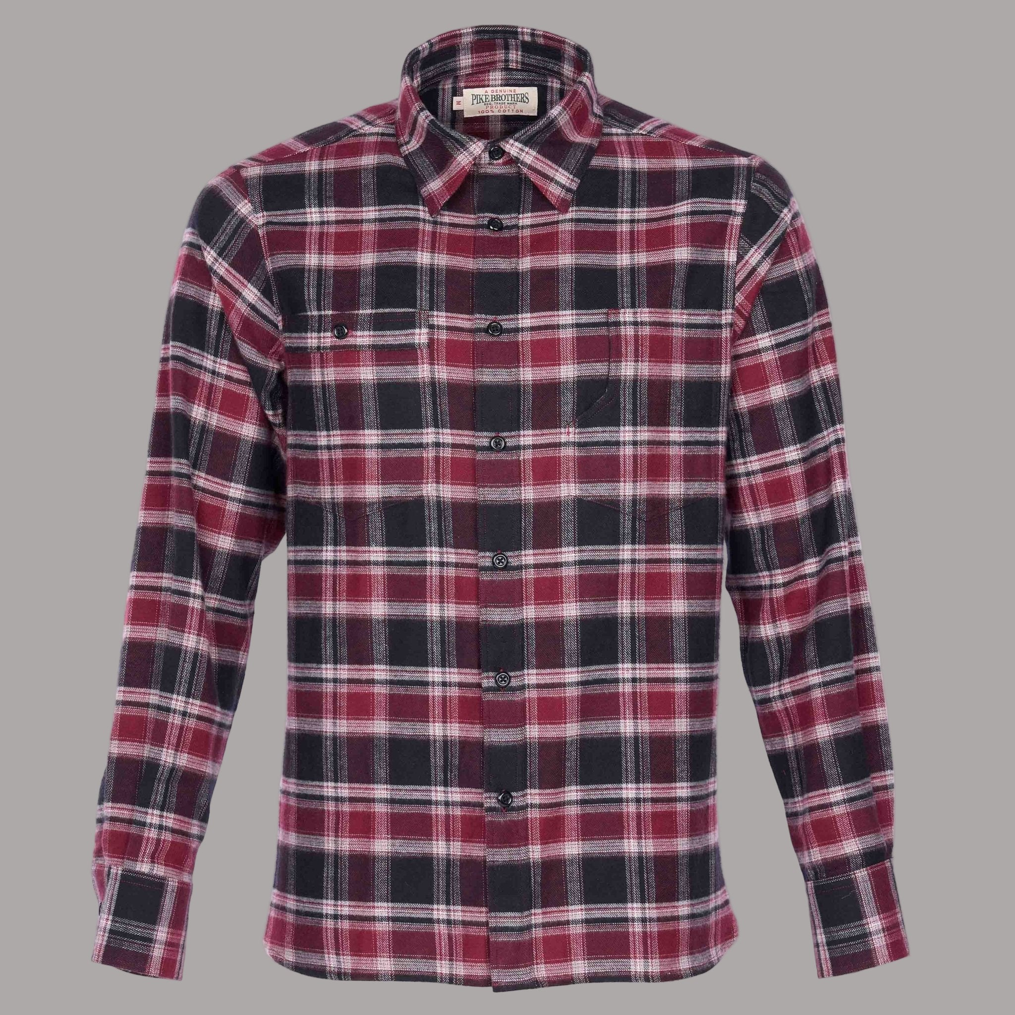 Pike Brothers1937 Roamer Shirt Alaska BlackChemiseBritish Parts Luzern