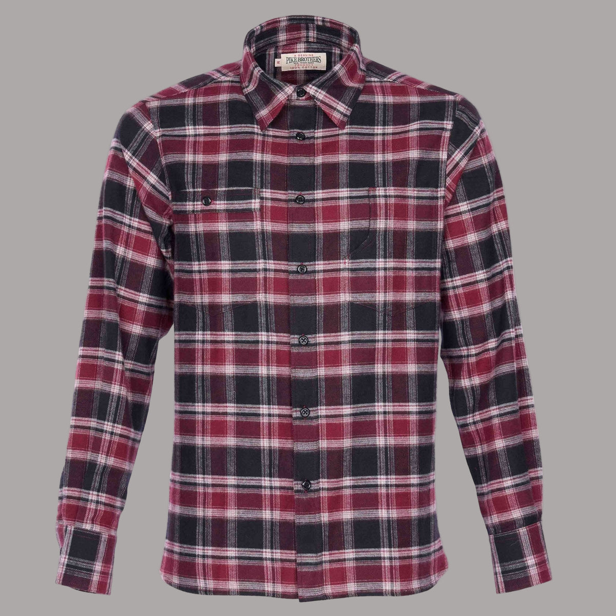 Pike Brothers1937 Roamer Shirt Alaska BlackChemiseBritish Parts Luzern