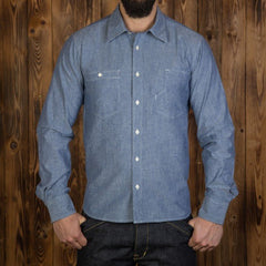 Pike Brothers1937 Roamer Shirt blue chambreyChemiseBritish Parts Lucerne