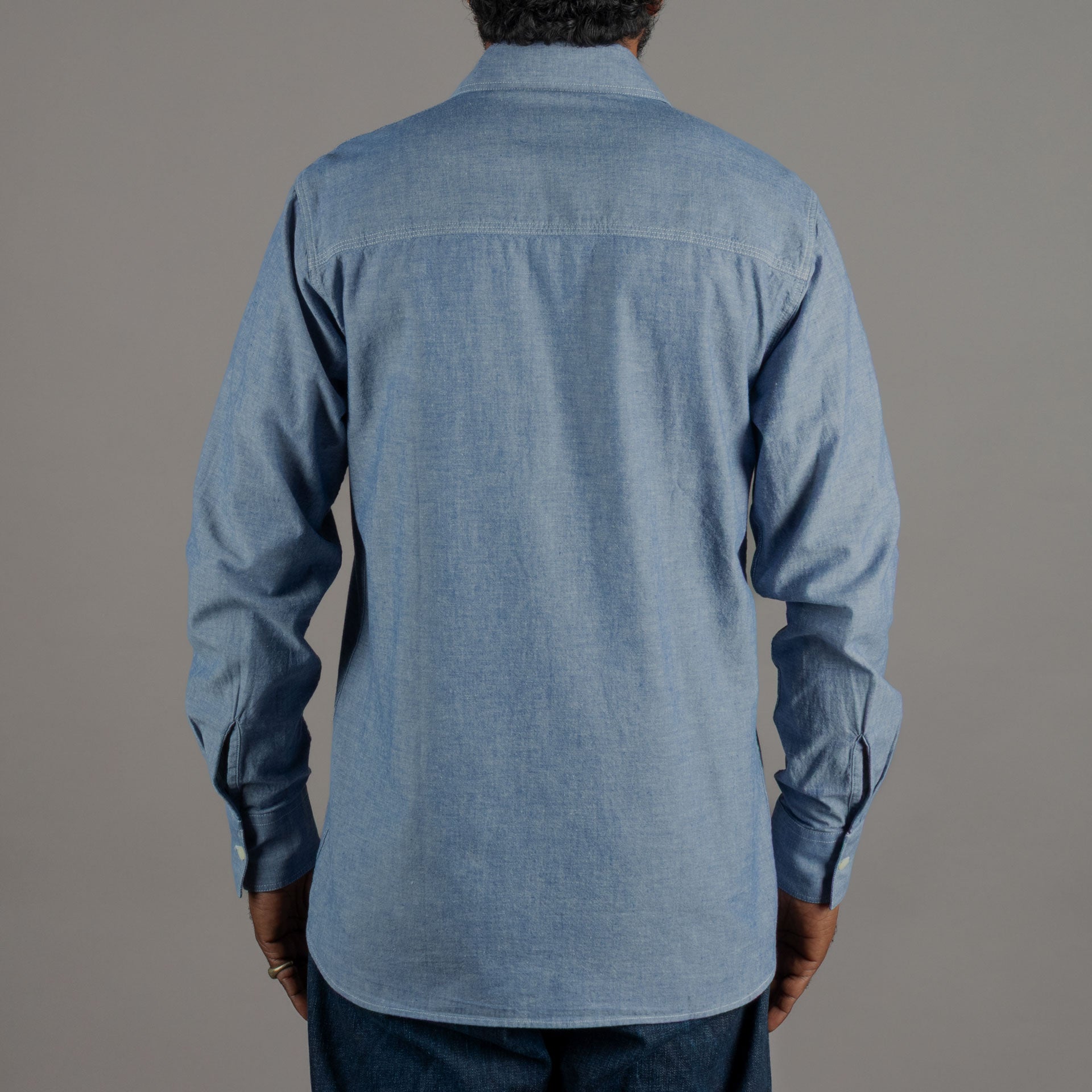 Pike Brothers1937 Roamer Shirt blue chambreyChemiseBritish Parts Lucerne