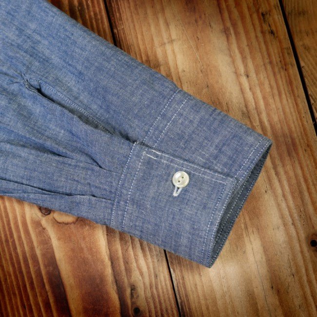 Pike Brothers1937 Roamer Shirt blue chambreyChemiseBritish Parts Lucerne