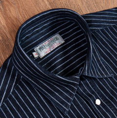 Pike Brothers1937 Roamer Shirt Blue Wabash DenimChemiseBritish Parts Lucerne