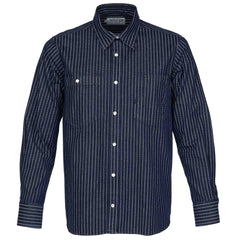 Pike Brothers1937 Roamer Shirt Blue Wabash DenimChemiseBritish Parts Lucerne