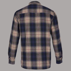 Pike Brothers1937 Roamer Shirt Flannel Blue Beige CheckChemiseBritish Parts Luzern