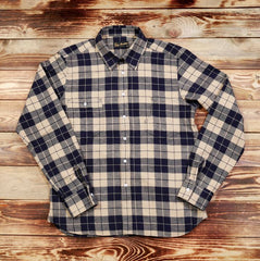 Pike Brothers1937 Roamer Shirt Flannel BlueChemiseBritish Parts Luzern