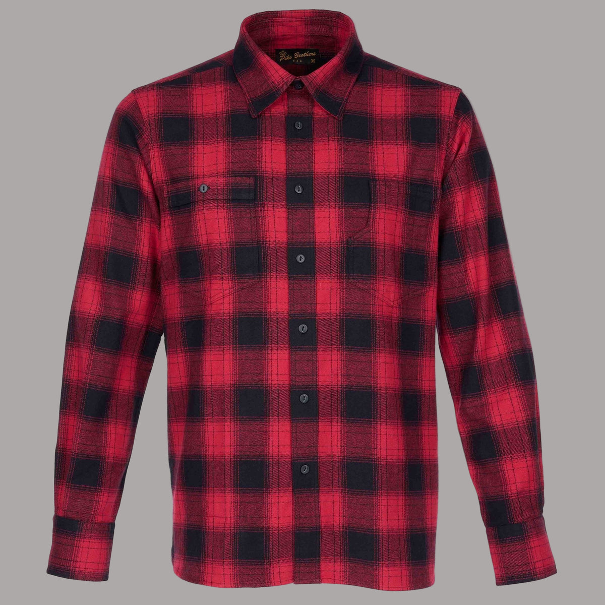 Pike Brothers1937 Roamer Shirt Flannel Red CheckChemiseBritish Parts Luzern