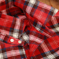 Pike Brothers1937 Roamer Shirt Flannel RedChemiseBritish Parts Luzern