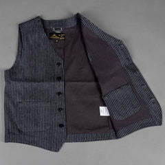 Pike Brothers1937 Roamer Vest Blue WabashGiletsBritish Parts Luzern