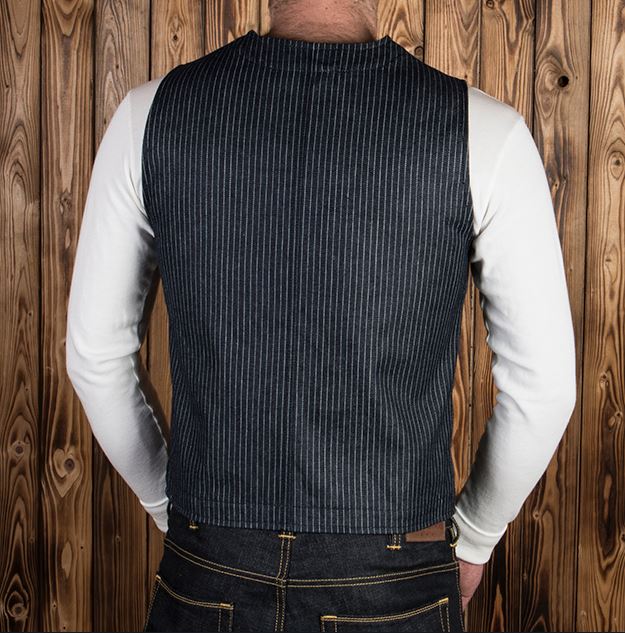 Pike Brothers1937 Roamer Vest Blue WabashGiletsBritish Parts Luzern