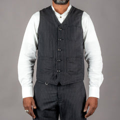 Pike Brothers1937 Roamer Vest Chicago BlackGiletsBritish Parts Luzern