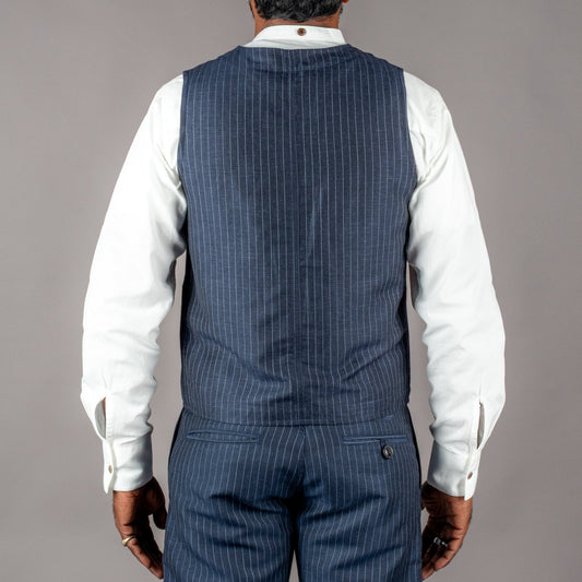 Pike Brothers1937 Roamer Vest Chicago BlueGiletsBritish Parts Luzern