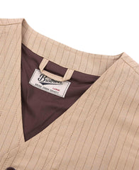 Pike Brothers1937 Roamer Vest Chicago SandGiletsBritish Parts Luzern