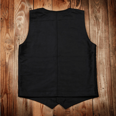 Pike Brothers1937 Roamer Vest Elephant Skin BlackGiletsBritish Parts Luzern