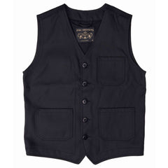 Pike Brothers1937 Roamer Vest Elephant Skin BlackGiletsBritish Parts Luzern