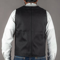 Pike Brothers1937 Roamer Vest Elephant Skin BlackGiletsBritish Parts Luzern