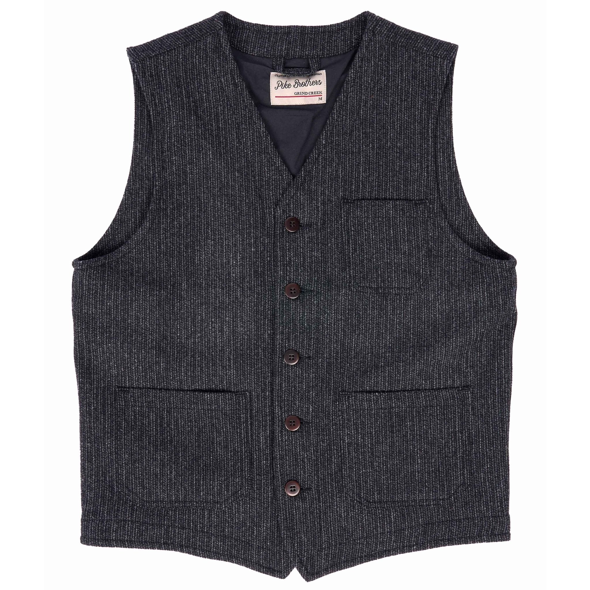 Pike Brothers1937 Roamer Vest Glasgow GreyGiletsBritish Parts Luzern